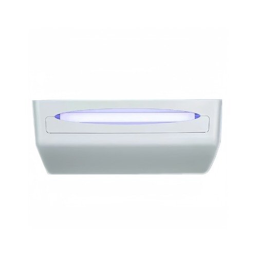 DELTA CONTROL - Lámpara UV atrapa-insectos, cobertura 100-110 m² con lámina adhesiva